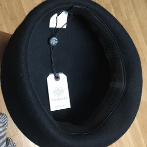 Tirabasso Black Wool Hat